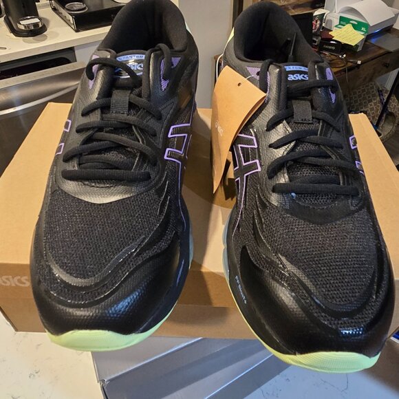 Asics Sportstyle Gel-Quantum 360 VIII Black Blue 1203A305 004 Mens Size 11 SHOES - Picture 4 of 10